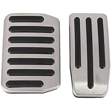 Imagem de Capa de pedal, para Tesla Model 3, acelerador de liga de alumínio de freio, almofadas de pedal modificadas