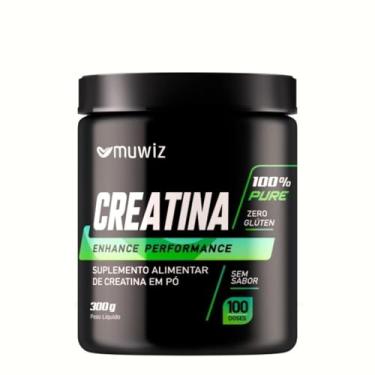 Imagem de Muwiz Creatina em Pó 100% Pura, Enhance Performance, Zero Glúten, Sem Sabor, 300g, 100 Doses