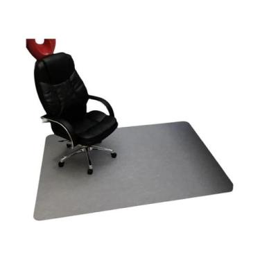 Imagem de Tapete Grande 90x120cm Para Cadeira De Escritório Giratória, Ideal Par