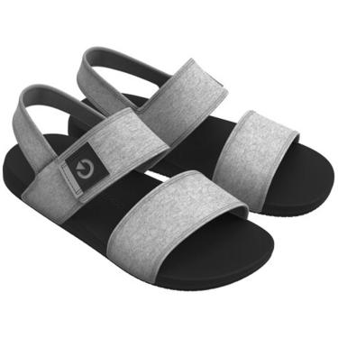 Imagem de Sandália Masculina Dakar II Preto Cinza Claro Cartago 12280-AX459