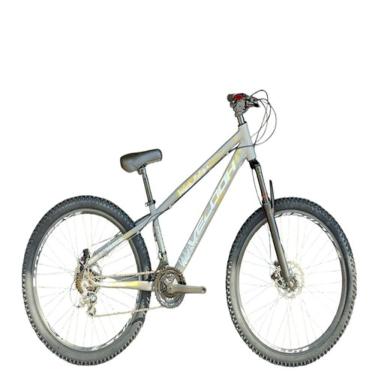 Imagem de Bicicleta Aro 26 Velooh Attack Freeride Cinza 21v Aero Câmbios Importados