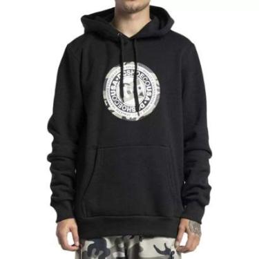 Imagem de Moletom Dc Shoes Circle Preto-Unissex