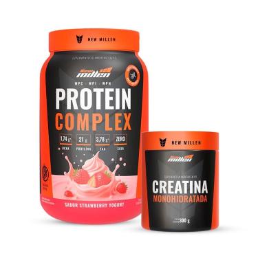 Imagem de Protein Complex 3W e Creatina 300g New Millen-Unissex