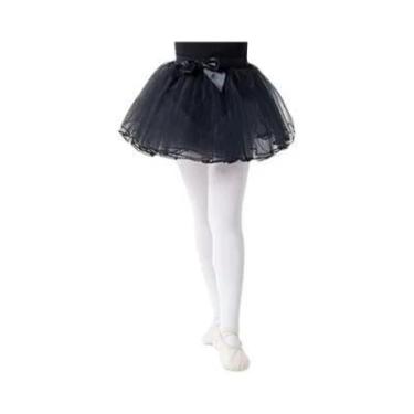 Imagem de Saias De Tutu De Balé Rosa E Branca Para Meninas, 4 Camadas De Tule Ma