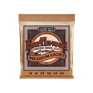 Imagem de Encordoamento Para Violão Aço .012 Médio Leve Earthwood...