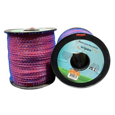 Imagem de Fio Nylon Roçadeira 2,7mm Redondo Rolo Bobina 2kg 303mts - Wipek