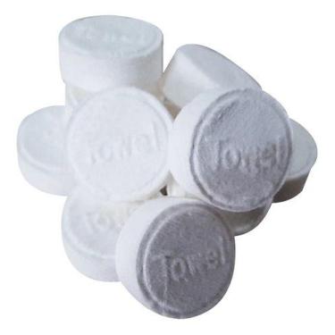 Imagem de 50 Unid Toalha Desidratada Multiuso Biodegradável Hotel - Oriental