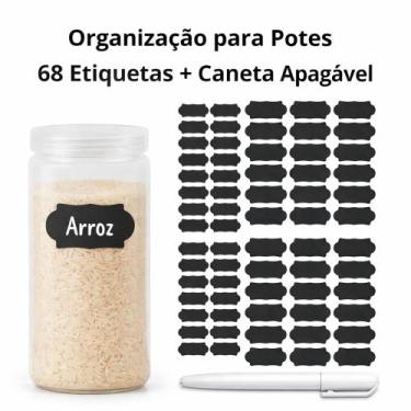 Imagem de Etiquetas Kit Com 68 Unidades Personalizáveis E Caneta Apagável Grátis