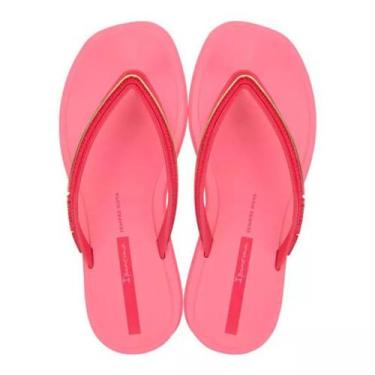 Imagem de Chinelo feminino ipanema glow 27398 slim estilo rasteirinha confortave