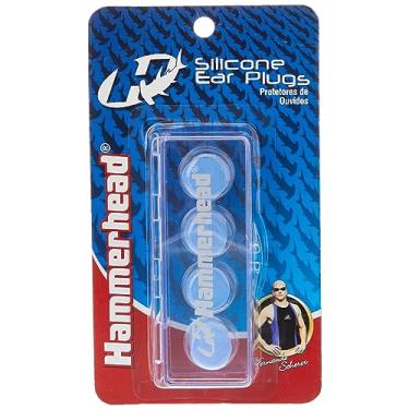 Imagem de Protetor De Ouvido De Silicone - 4 Peças Hammerhead Unissex Azul Único