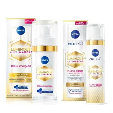 Imagem de Kit Nivea Cellular Luminous Sérum 30ml + Fluido Fps 50 40ml