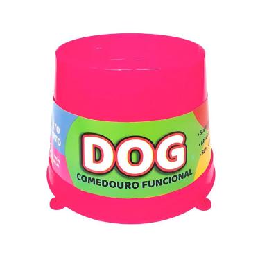 Imagem de Comedouro Alto Funcional Lento Plástico Anti-formiga rosa
