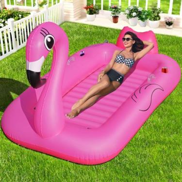 Imagem de Espreguiçadeira de bronzeamento inflável Float LanAqua Flamingo 2025