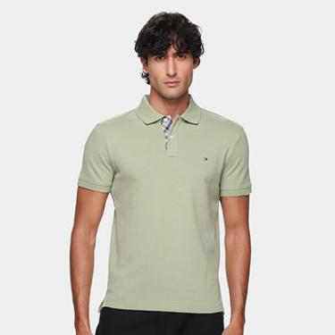 Imagem de Camisa Polo Tommy Hilfiger Pique Placket Interest Masculina-Masculino