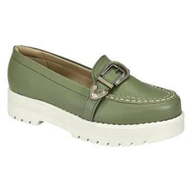 Imagem de Sapato Modare Mocassim Feminino 7397.105 Verde-Feminino