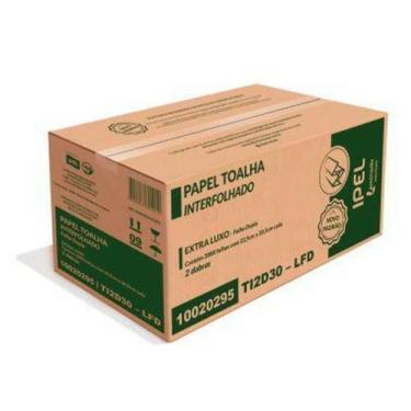 Imagem de Papel Int. 2d Bco F.Dupla 2000 Ipel Laminado 100%Cel. 22,5x20,5 - Inda