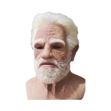 Imagem de Máscara Realista De Velho Para Halloween, Máscara Facial Completa Para
