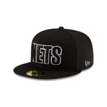 Imagem de BONE NEW ERA 59FIFTY BROOKLYN NETS NBA PRETO-Masculino