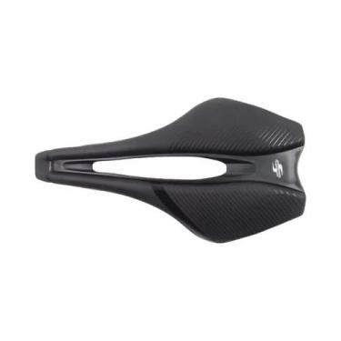 Imagem de Selim De Bicicleta Elitaone Em Carbono Leve 130g 245x139mm Para Estrad