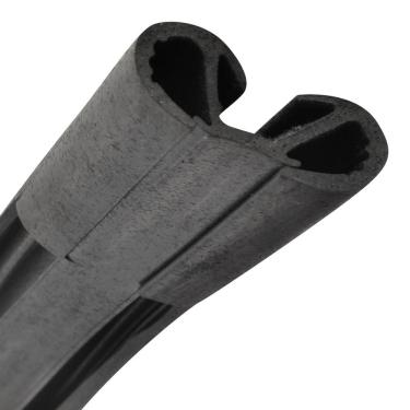 Imagem de Canaleta de Porta Dianteira Modelo F103 Compatível com Volvo Caminhão 1989 a 1998 Jogo com 2 Peças Uniflex