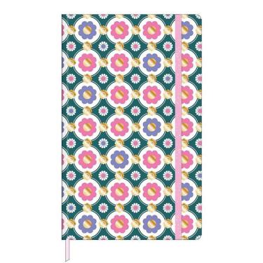 Imagem de Caderno Sem Pauta Fitto Trend Sketchbook Costurado 80 Folhas Margaridas - Tilibra