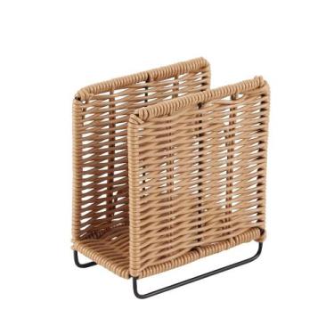 Imagem de Porta guardanapo quadrado Ferro e Rattan -L Hermitage - L'Hermitage, 3