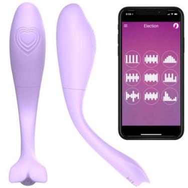 Imagem de Vibrador Massageador Ponto G e Clitóris Aplicativo 9 Velocidades - Lib