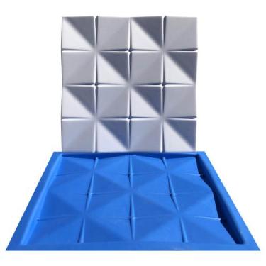 Imagem de Forma Gesso Plástico e Eva Placa 3D - Trevo 30x30 - Xmoldes