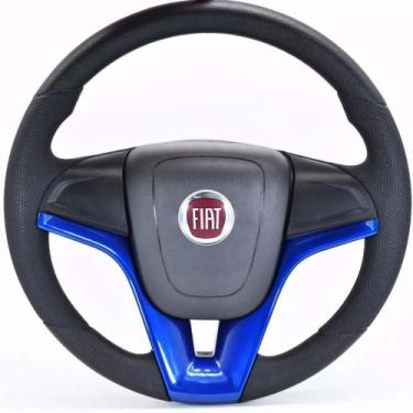Imagem de Volante Esportivo Fiat Uno 95-01 Elba 95-96 Fiorino 95-01 Cruze Buzina
