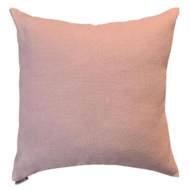 Imagem de Capa Almofada Decorativa Quadrada 50x50cm Ziper Invisivel Luxo Rose - 