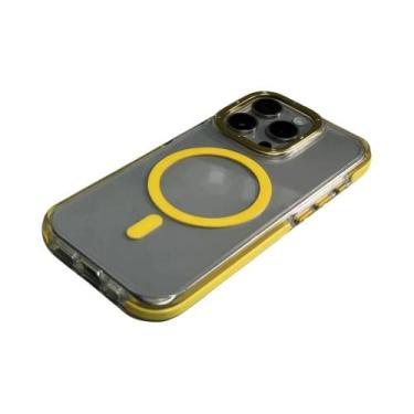 Imagem de Capa Magnética Transparente À Prova De Choque Magsafe Para iPhone 16 1