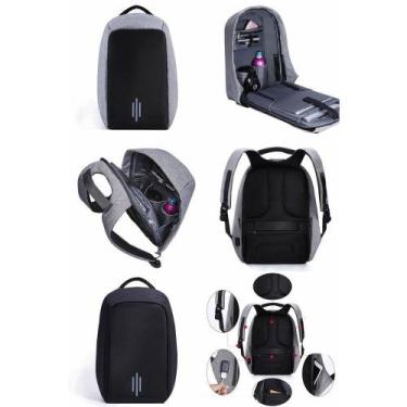 Imagem de Mochila Reforçada Anti Furto Notebook Saida Cabo Usb E Fone XFP010 - X