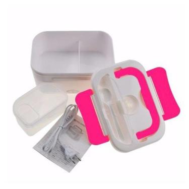 Imagem de Marmita Elétrica Com Divisória E Colher Lunch Box 110 v - s/m