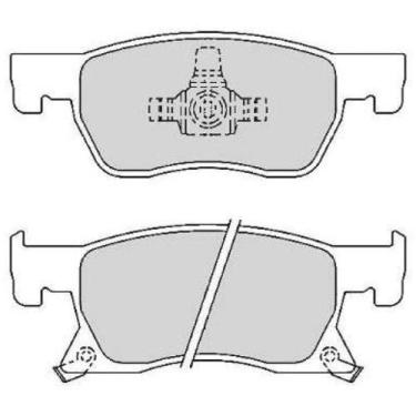 Imagem de Pastilha de Freio Dianteiro Chevrolet Cruze 2019 a 2024 - TEC PADS