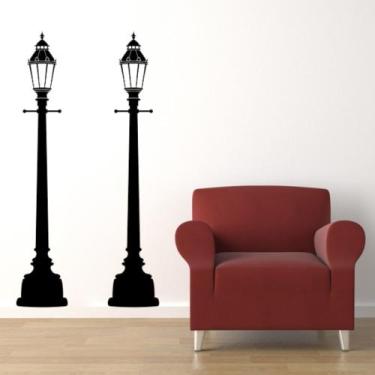 Imagem de Adesivo De Parede Decorativo Sala Luminária Dupla - Dekal Impressão, P
