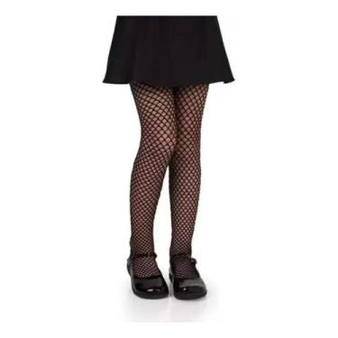 Imagem de Meia Calça Infantil Trifil Arrastão Preto, G