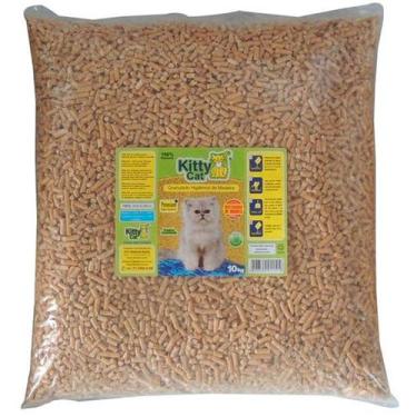 Imagem de Granulado Higiênico de Madeira Kitty Cat - 10kg