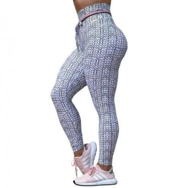 Imagem de Calca Legging Empina Bumbum Tricot White Exclusiva Moving-Feminino