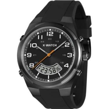 Imagem de Relógio X-Watch Anadigi Black-Masculino