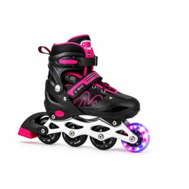 Imagem de Patins Roller inLine Varias Cores Tamanho Ajustável 28 - 32 / 33-36 / 