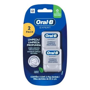 Imagem de Fio Dental Oralb Limpeza Profunda 25+25 Metros Menta Frescan - Oral-B