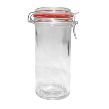 Imagem de Pote Hermético Vidro Trava Metal 1500ml Class Home