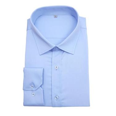 Imagem de Camisa Masculina Social QiLin Fio de Bambu com Elastano Não Amassa QiL
