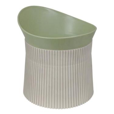 Imagem de Comedouro Ergonomico Para Cães Tamanho Médio Verde PastelFamilia Estim