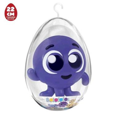 Imagem de Boneco De Vinil Bolofofos Pow Ovo Médio Lider Brinquedos
