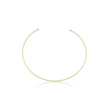 Imagem de Colar Gargantilha Fio - Banhado em Ouro 18k - Tri Gata Semijoias