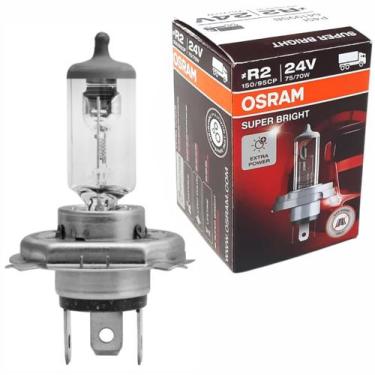 Imagem de Lâmpada Halógena Automotiva Osram Super Bright H4 R2 75/70W 24V Off Ro