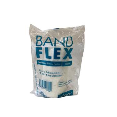 Imagem de Bandagem Autoadesiva Flexivel  Branca 4,5 M x 10 CM - Agrozootec