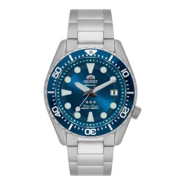 Imagem de Relogio Orient Masculino Automatico Sport Sea Aco Fundo Azul YN6SS011 