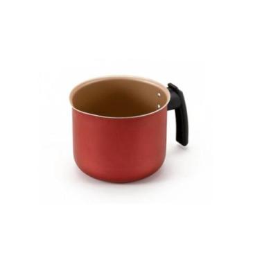 Imagem de Cafeteira 16cm Cereja com Dourado 2,3L Alumi-Aço Linha Premium J4TECH 